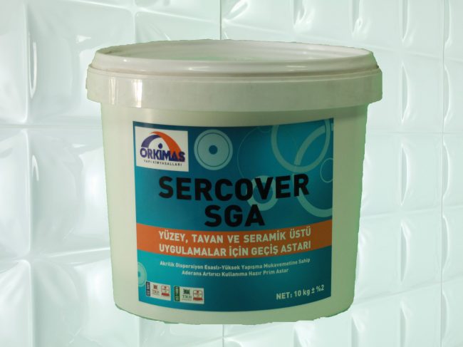 SERCOVER SGA - Seramik Üstü Uygulamalar İçin Yüzey Geçiş Astarı