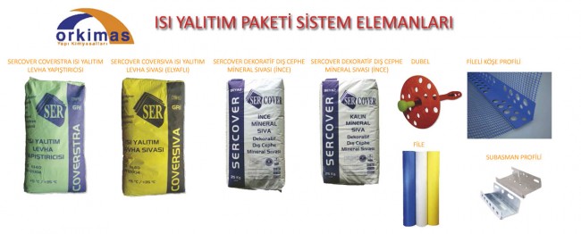Isı Yalıtım Paketi Sistem Elemanları